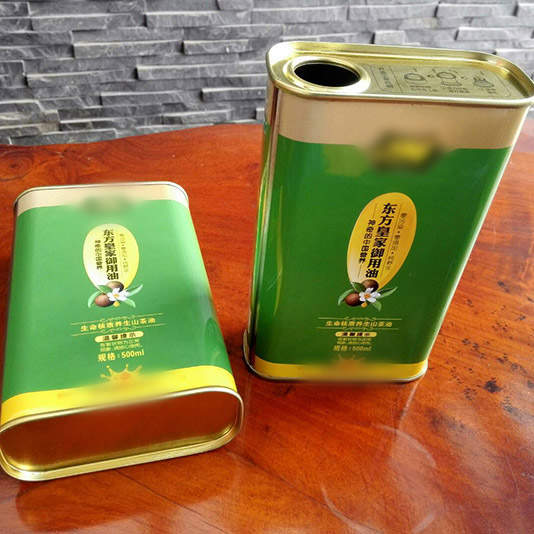 湖南養(yǎng)生500毫升山茶油鐵罐包裝